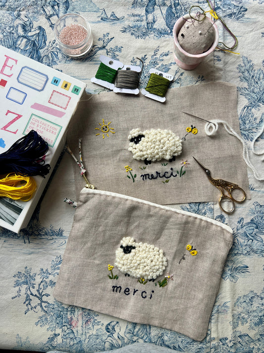 Embroidery Workshop in Paris 🐑🪡